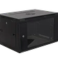 Gabinete Pared LINKMADE RK06-4L 6U Fondo 45cm Negro Incluye M6 y 2U - Miniatura 2
