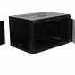 Gabinete Pared LINKMADE RK06-4L 6U Fondo 45cm Negro Incluye M6 y 2U - Miniatura 3