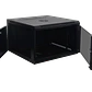 LINKMADE 60CM-FONDO 6U GABINETE RACK PARED NEGRO - Miniatura 3
