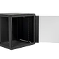 Gabinete Rack de Pared LINKMADE 12U, Fondo 60cm, Negro, Incluye M6-2U - Miniatura 2