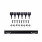 Gabinete Rack de Pared LINKMADE 9U, Fondo 60cm, Negro, Incluye M6-2U - Miniatura 6