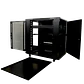 Rack Piso LINKMADE RK18-9VL 18U 90cm Fondo Negro PDU y Ventilacion Incluidas - Miniatura 6