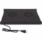 Panel Ventilado LINKMADE RAT-1L 1U Negro 2 Ventiladores con Switch Encendido 220VAC - Miniatura 3