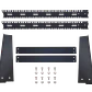Bastidor LINKMADE 12U, Simple, Negro, 2 Pilares, Altura 59cm, Desarmado - Miniatura 2