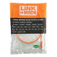 Cable Patch LINKMADE Cat5e 1mt Naranjo LSZH Inyectado Multifilar - Miniatura 2