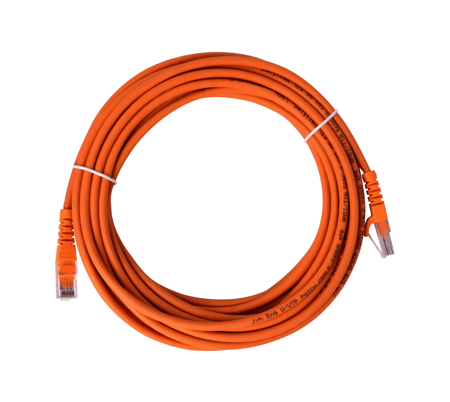 Cable Patch Cruzado LINKMADE Cat5e 7mt Naranjo U/UTP CrossOver 568A/568B 2