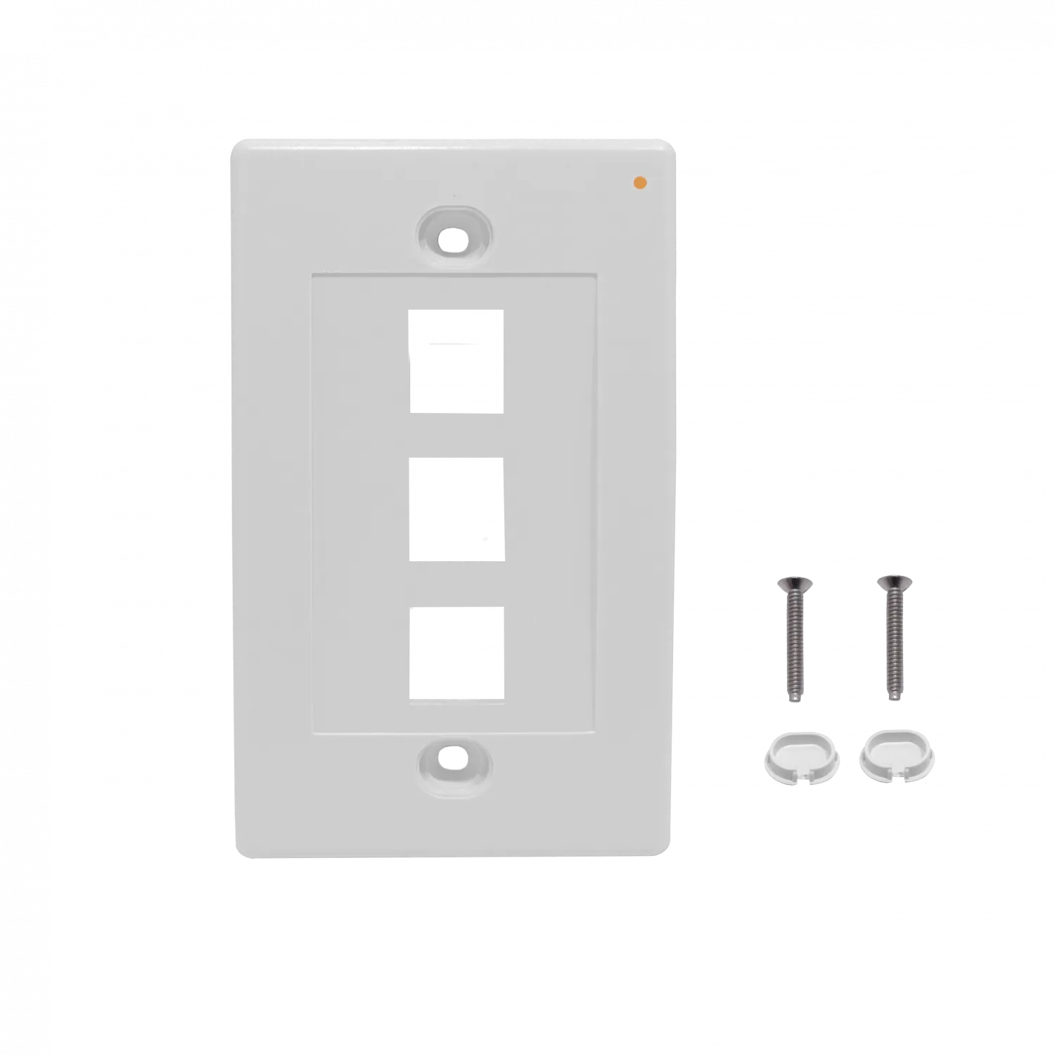 LINKMADE Blanco 3-Keystone Vertical Faceplate 70x114mm 2