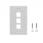 LINKMADE Blanco 3-Keystone Vertical Faceplate 70x114mm - Miniatura 2