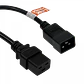Cable de Poder 140cm LINKMADE C19 Hembra a C20 Macho Negro 16A 3x1.5mm2 - Miniatura 3
