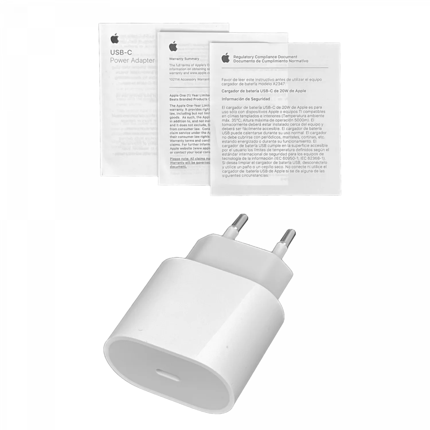 Cargador Original Apple USB-C 20W MD3J4CI/A A2347 2