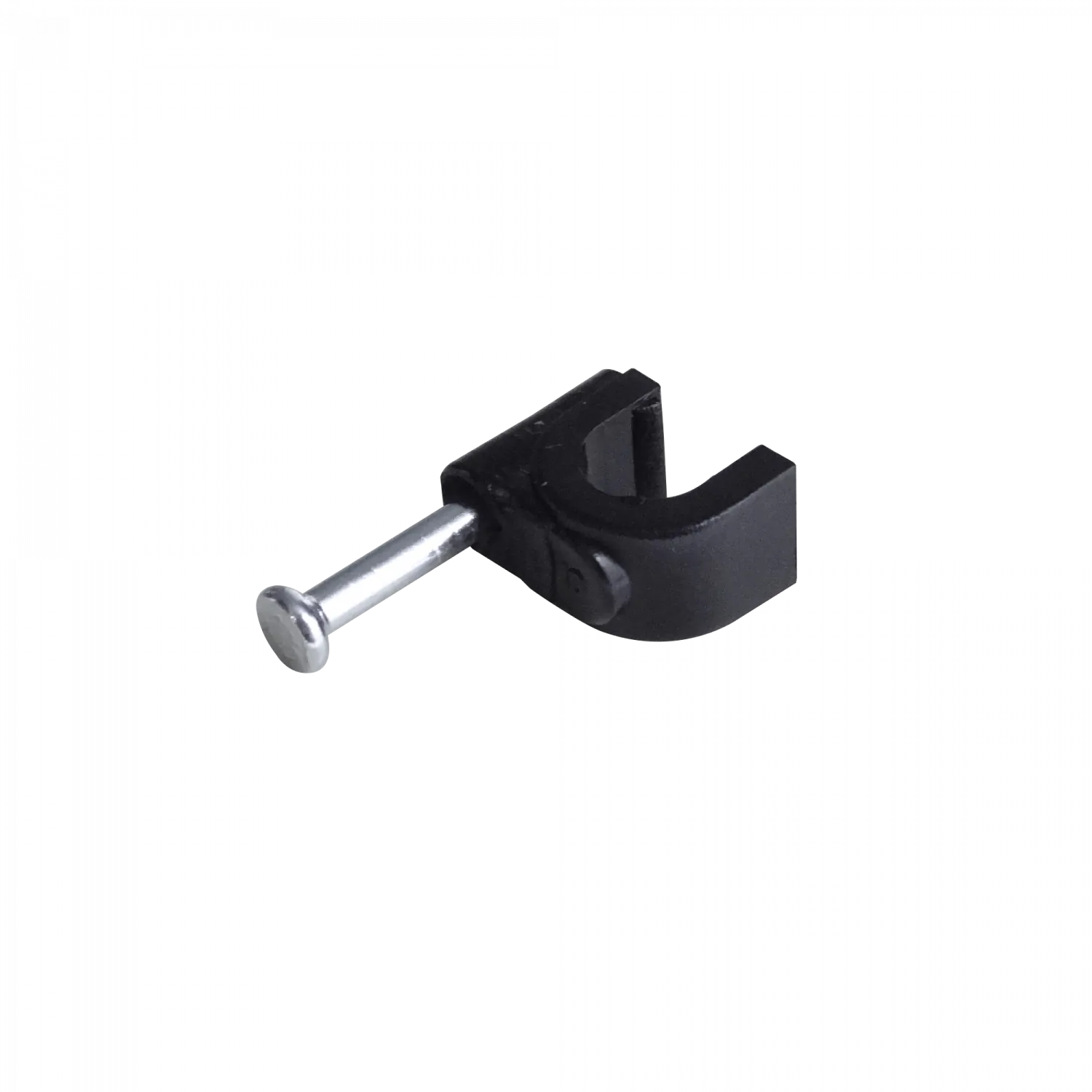 Grampas LINKMADE 6mm Redondas Negras con Clavo para Concreto - Pack de 100 2