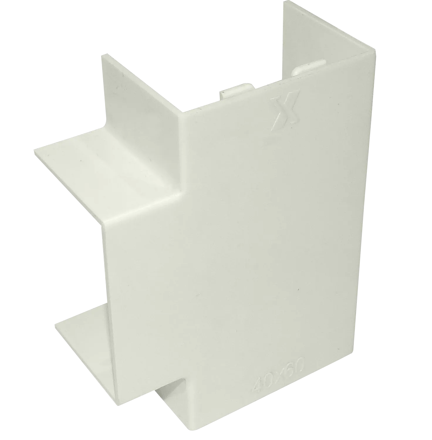 Derivación Tee LINKCHIP 60x40mm CCA-6040-TE, Blanca, para Canaleta QN6W 5