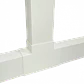Derivación Tee LINKCHIP 60x40mm CCA-6040-TE, Blanca, para Canaleta QN6W - Miniatura 4