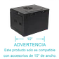 Gabinete Rack LINKMADE RK1004-3L 4U 10 Pulgadas Fondo 30cm Negro Vidrio - Miniatura 3