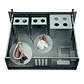 Case Rack LINKMADE RAG-3U 3U ATX MATX con 2 Ventiladores Requiere Fuente ATX - Miniatura 4