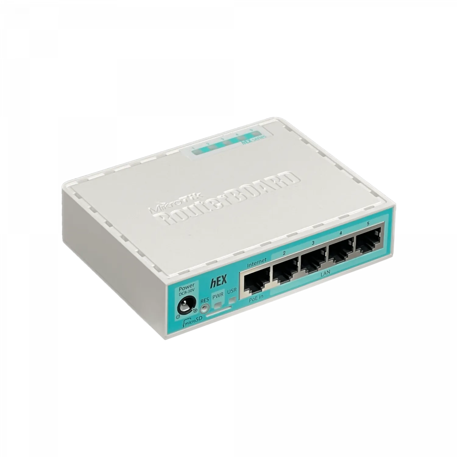 Router MikroTik hEX RB750Gr3 - 5 Puertos Gigabit, Dual-Core a 880MHz, 256MB RAM, RouterOS 4