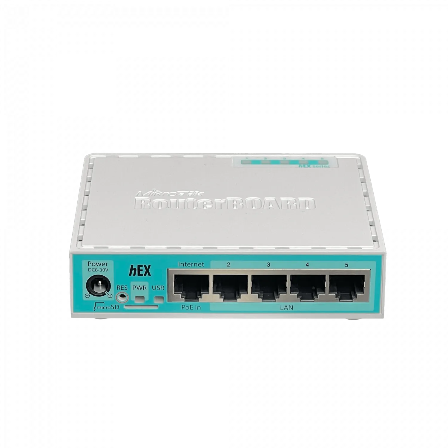 Router MikroTik hEX RB750Gr3 - 5 Puertos Gigabit, Dual-Core a 880MHz, 256MB RAM, RouterOS 7