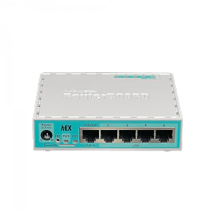 Router MikroTik hEX RB750Gr3 - 5 Puertos Gigabit, Dual-Core a 880MHz, 256MB RAM, RouterOS