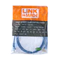 LINKMADE 2MT CAT6 AZUL LSZH CABLE PATCH INYECTADO MULTIFILAR - Miniatura 2