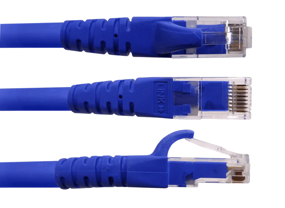 Cable Patch LINKMADE Cat6 Azul LSZH 3m Inyectado Multifilar para Instalaciones Versátiles 3