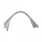 Pack x4 Cable Patch LINKMADE Cat6 Gris 30cm LSZH Inyectado Multifilar - Miniatura 3