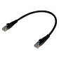 Pack x4 Cable Patch LINKMADE Cat5e 30cm Negro LSZH Inyectado Multifilar - Miniatura 3