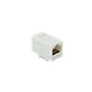 Blanco CAT6 UTP Copla RJ45-RJ45 Keystone Feedthrough - Miniatura 2