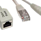Inyector PoE Pasivo MikroTik RBPOE, 10-100Mbps de 10-28V con Conector Jack 5.5x2.1mm  - Miniatura 2