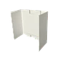 Union canal LinkChip QN1U 100x50mm blanca para canaleta - Miniatura 2