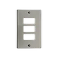 BTICINO Placa 3 Puestos Modulos Aluminio c/Tornillos - Miniatura 2