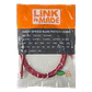 Cable Patch LINKMADE Cat5e 3mt Rojo LSZH Inyectado Multifilar - Miniatura 2
