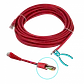 Cable Patch LINKMADE Cat5E Rojo LSZH, 10m, Inyectado, Multifilar - Miniatura 5