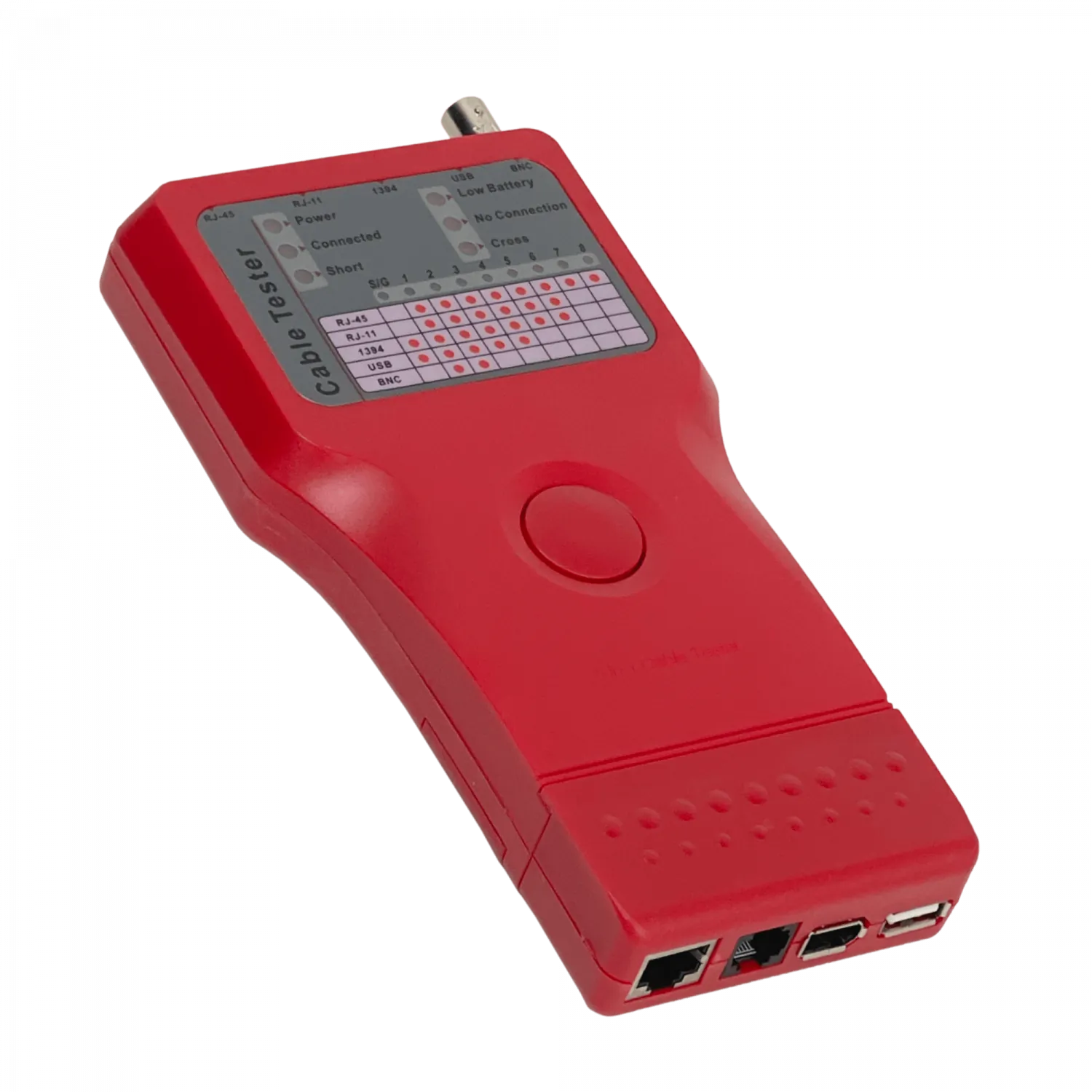 Tester 1-USB 1-1394 1-BNC 1-RJ45 1-RJ11 REQ/BAT-9V 2