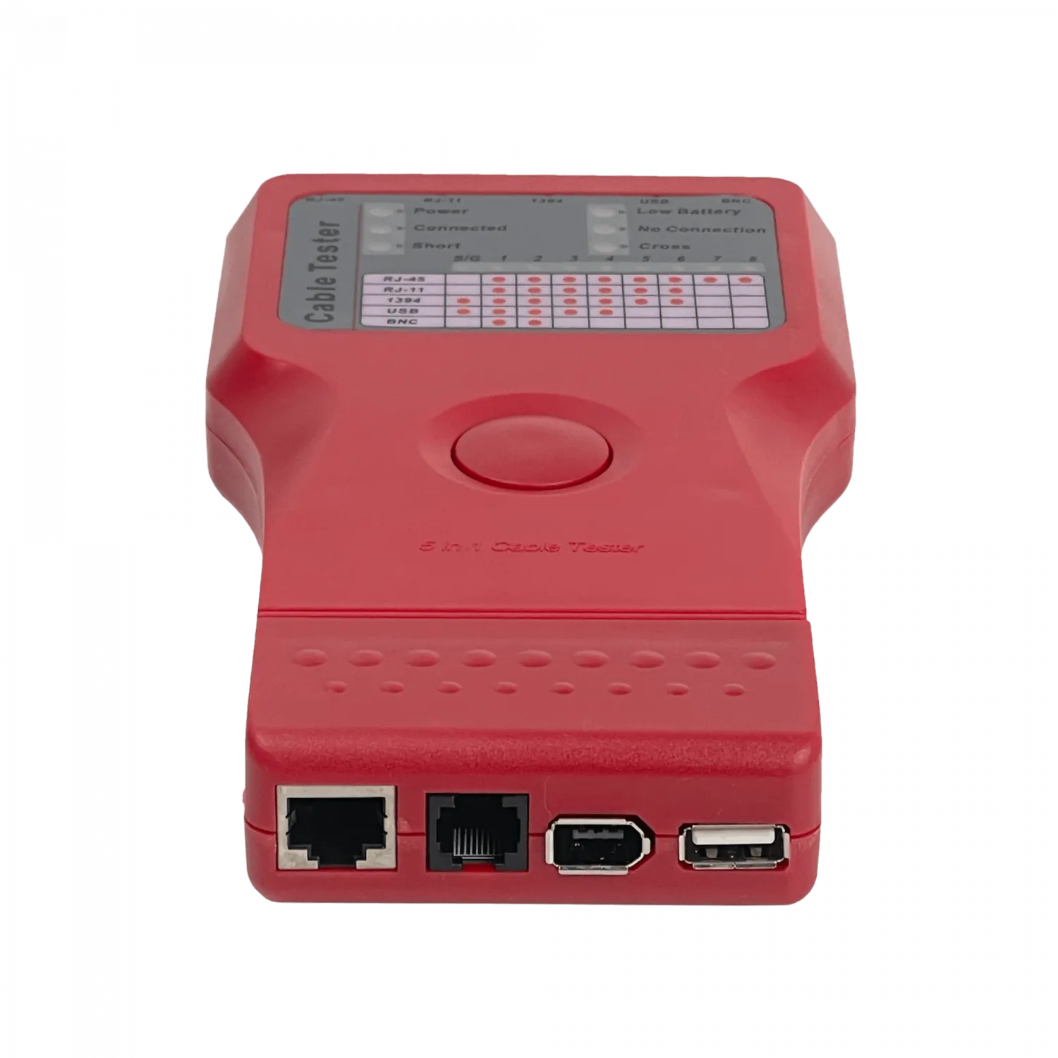 Tester 1-USB 1-1394 1-BNC 1-RJ45 1-RJ11 REQ/BAT-9V 4