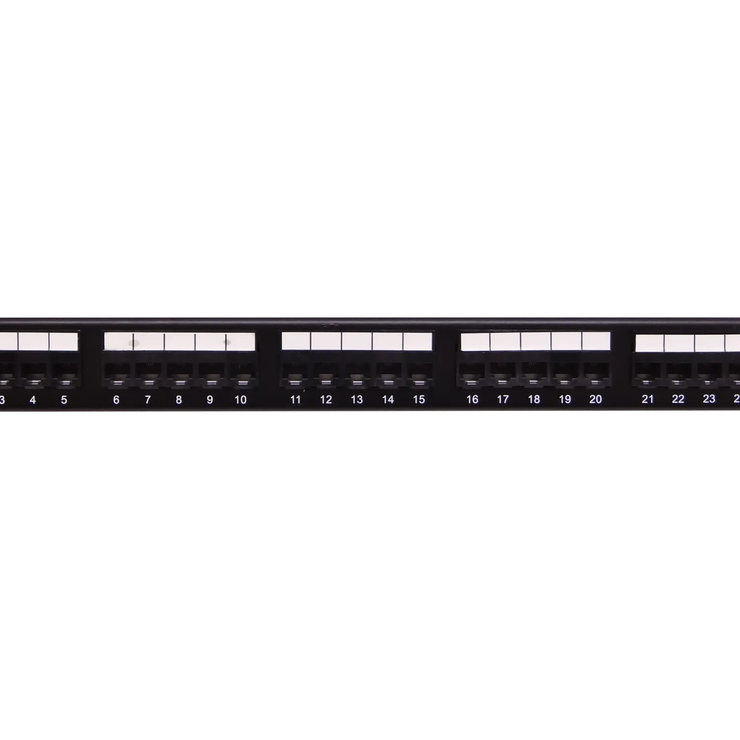 CAT3 25-RJ45 8P8C PATCH PANEL 1U Telefonia 2