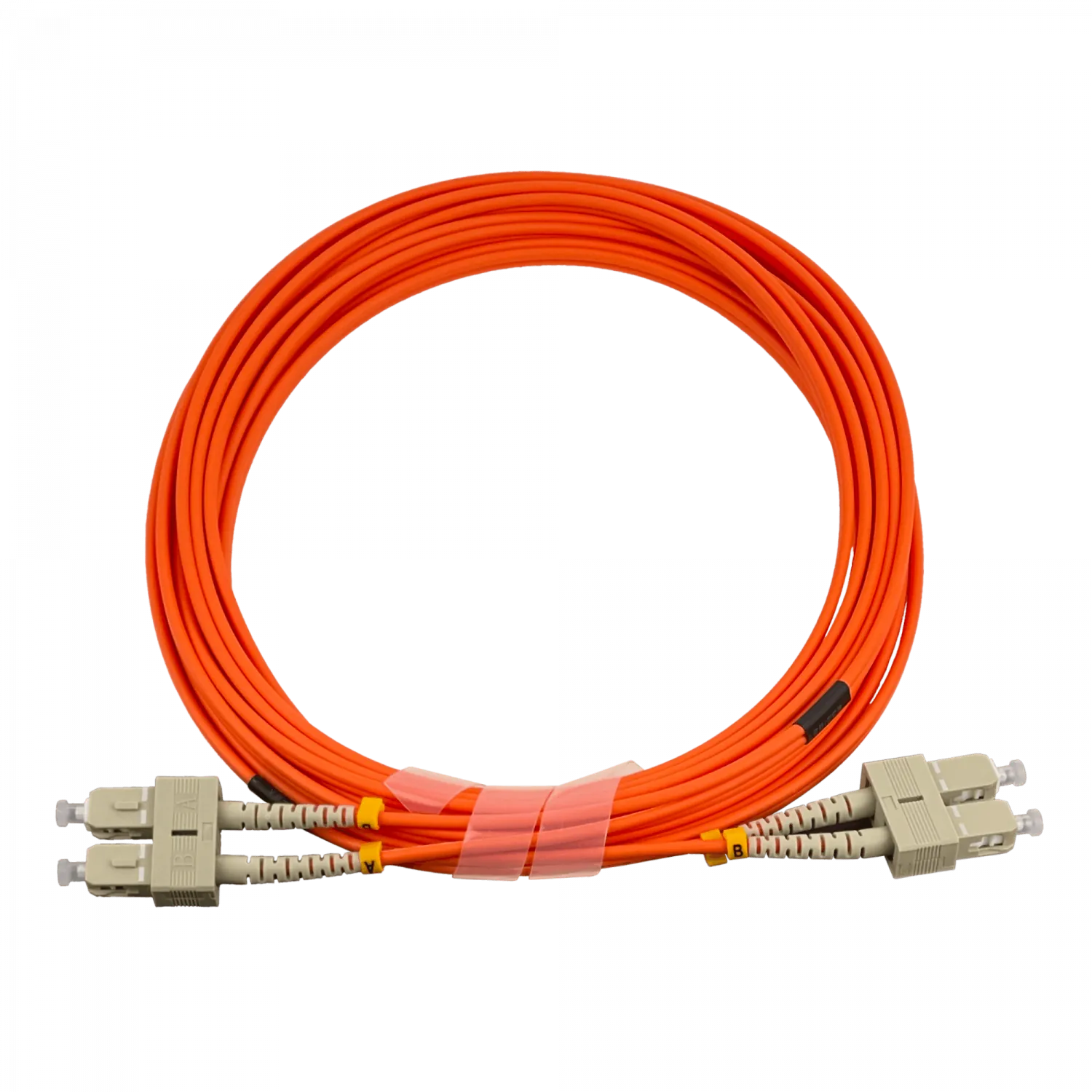 5mt SC-SC OM1 MultiModo MM Duplex Jumper Fibra 62.5/125um 3mm LSZH 3