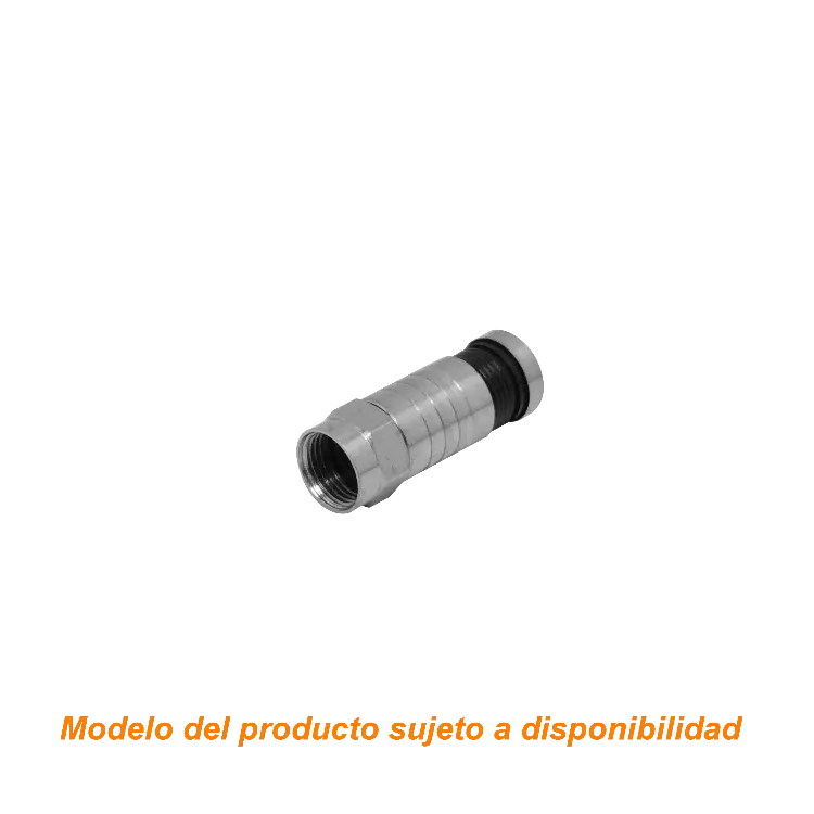 Conector F Macho de Compresión para Cable Coaxial RG6 ERG6 2