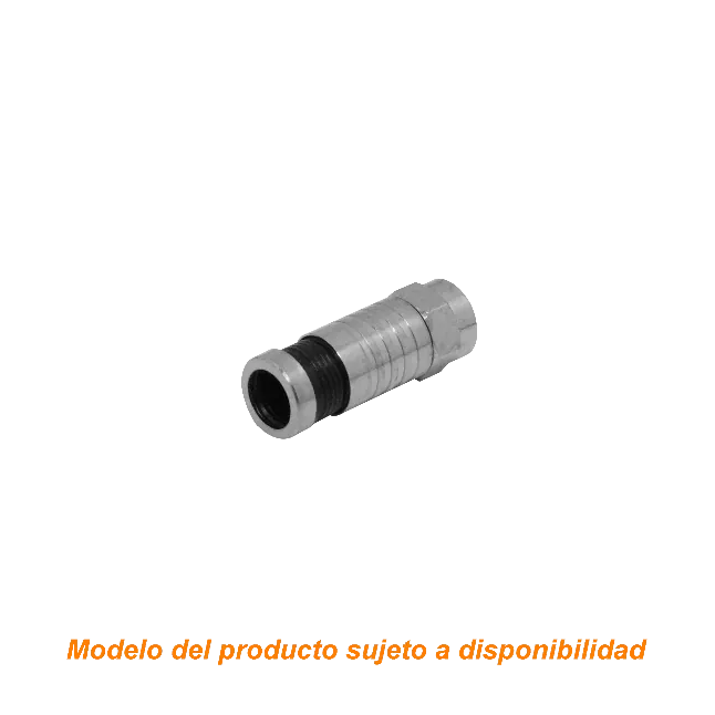 Conector F Macho de Compresión para Cable Coaxial RG6 ERG6 3