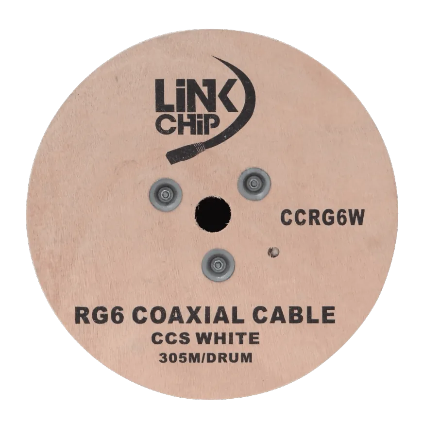 RG6 Blanco 305mts Carrete RG-6 Cable Coaxial 75ohm Aleacion-CCS 3