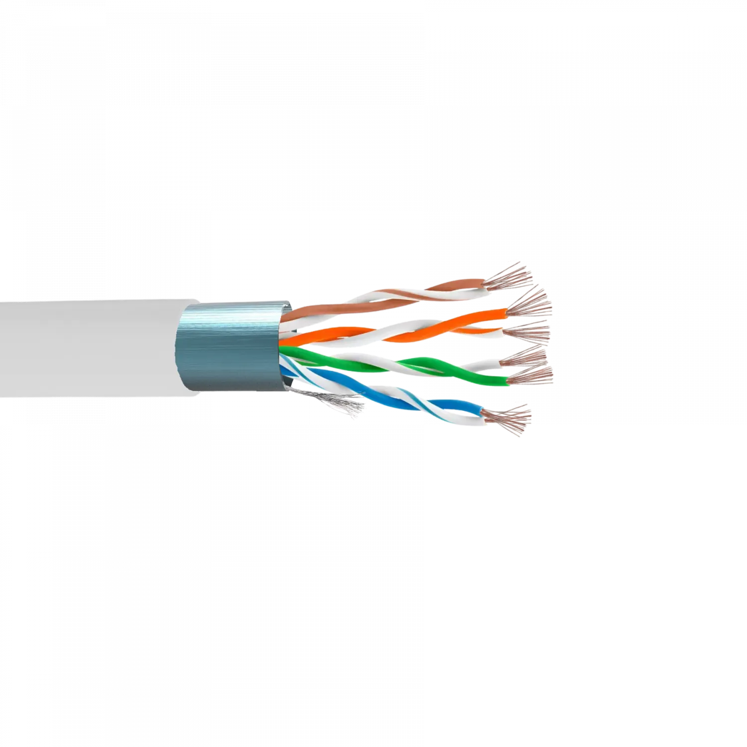 Cable F/UTP Cat5e multifilar blindado 300 m, LINKMADE CBL-MFG3, gris, cobre 100 % 4
