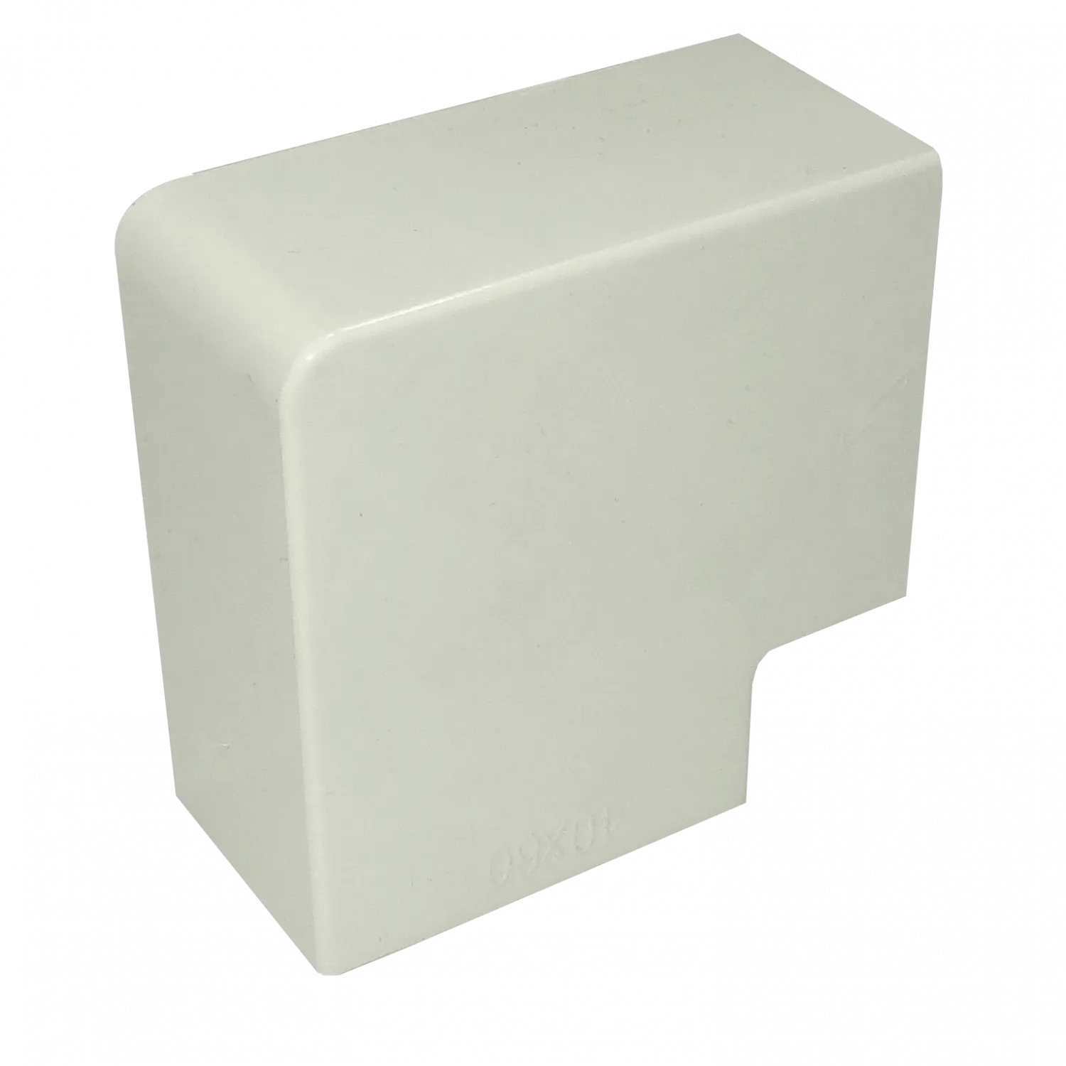 Angulo plano LinkChip QN6P 60x40mm blanco para canaleta QN6W 2