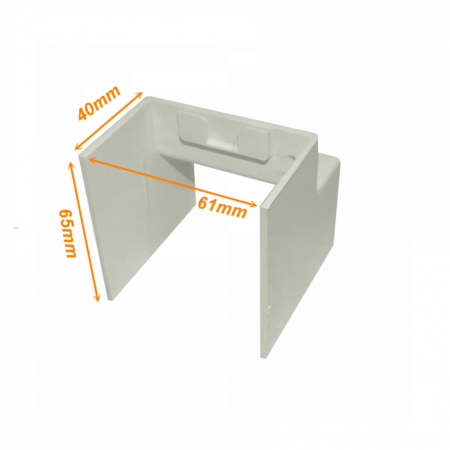 Ángulo Interior Blanco para Canaleta 60x40mm - LinkChip QN6L 3