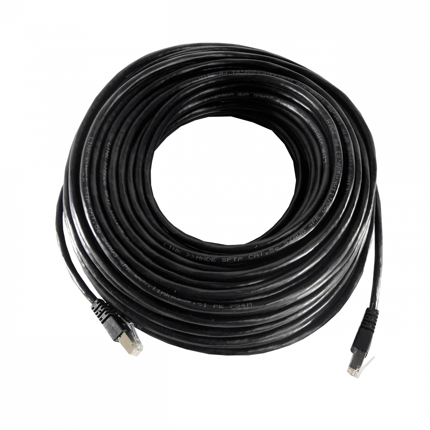 Cable Exterior LINKMADE Cat5e SF/UTP 35mt Negro Multifilar 2