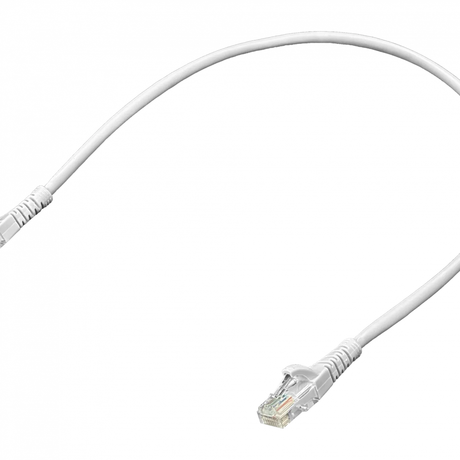 Pack x4 Cable Patch LINKMADE Cat5e Gris 50cm LSZH Inyectado Multifilar 3