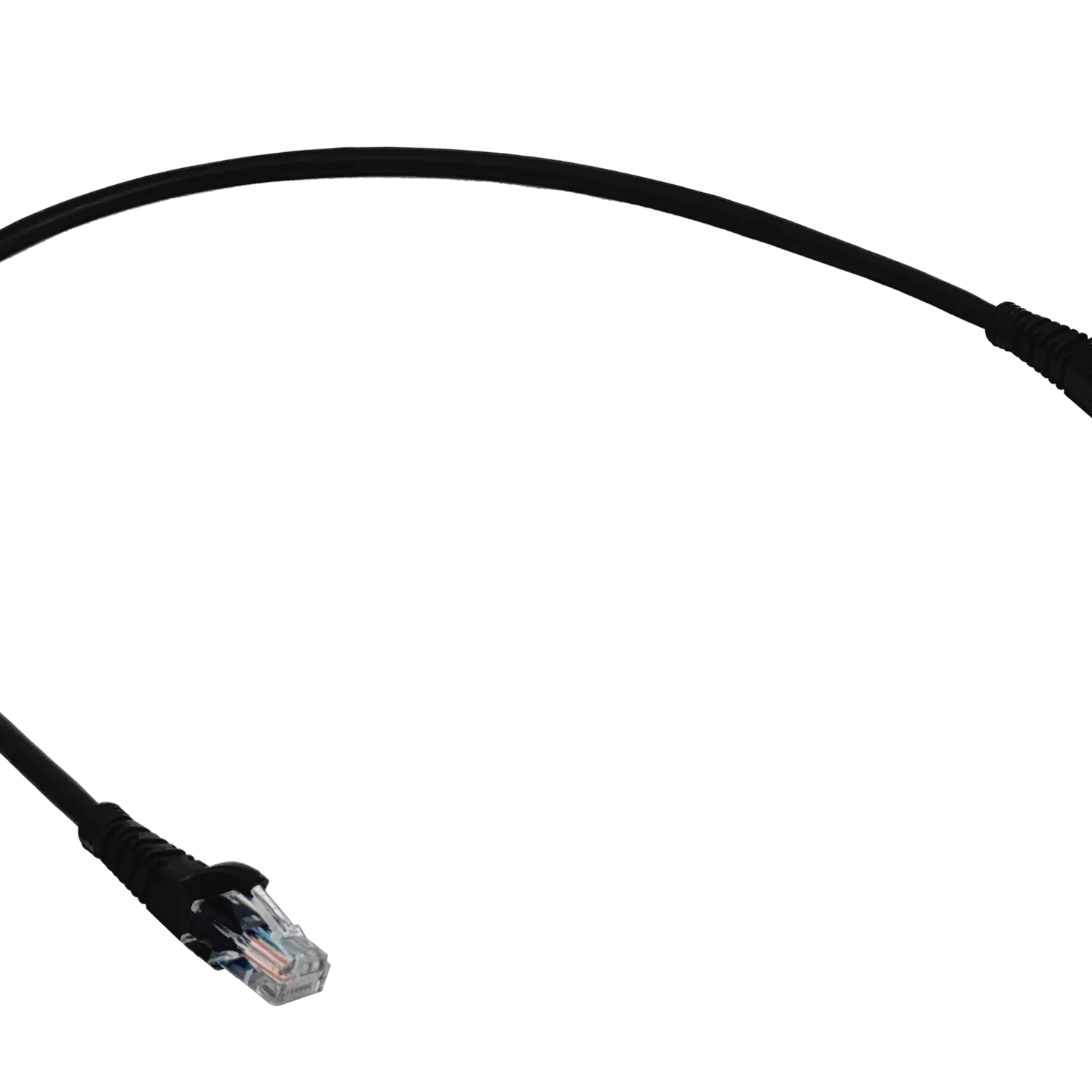 Pack x4 Cable Patch LINKMADE Cat5e 0.5mt Negro LSZH Inyectado Multifilar 5