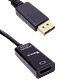 Adaptador de Video 4K HDMI Hembra a DisplayPort Macho 4K Negro 8cm - Miniatura 2