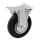 Rueda 5-pulgadas Fija Negra Soporta-125Kg 85x100x155mm - Miniatura 3