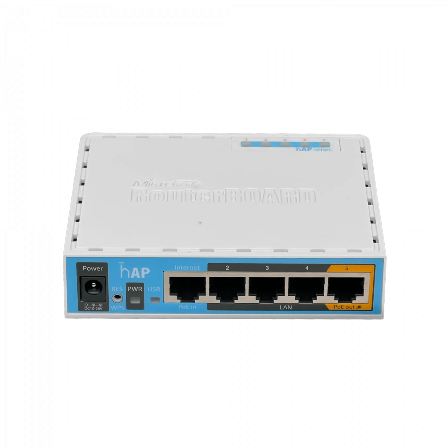 Router Inalámbrico MikroTik hAP RB951Ui-2nD - 2.4 GHz, 5 Puertos Ethernet, PoE Out 7