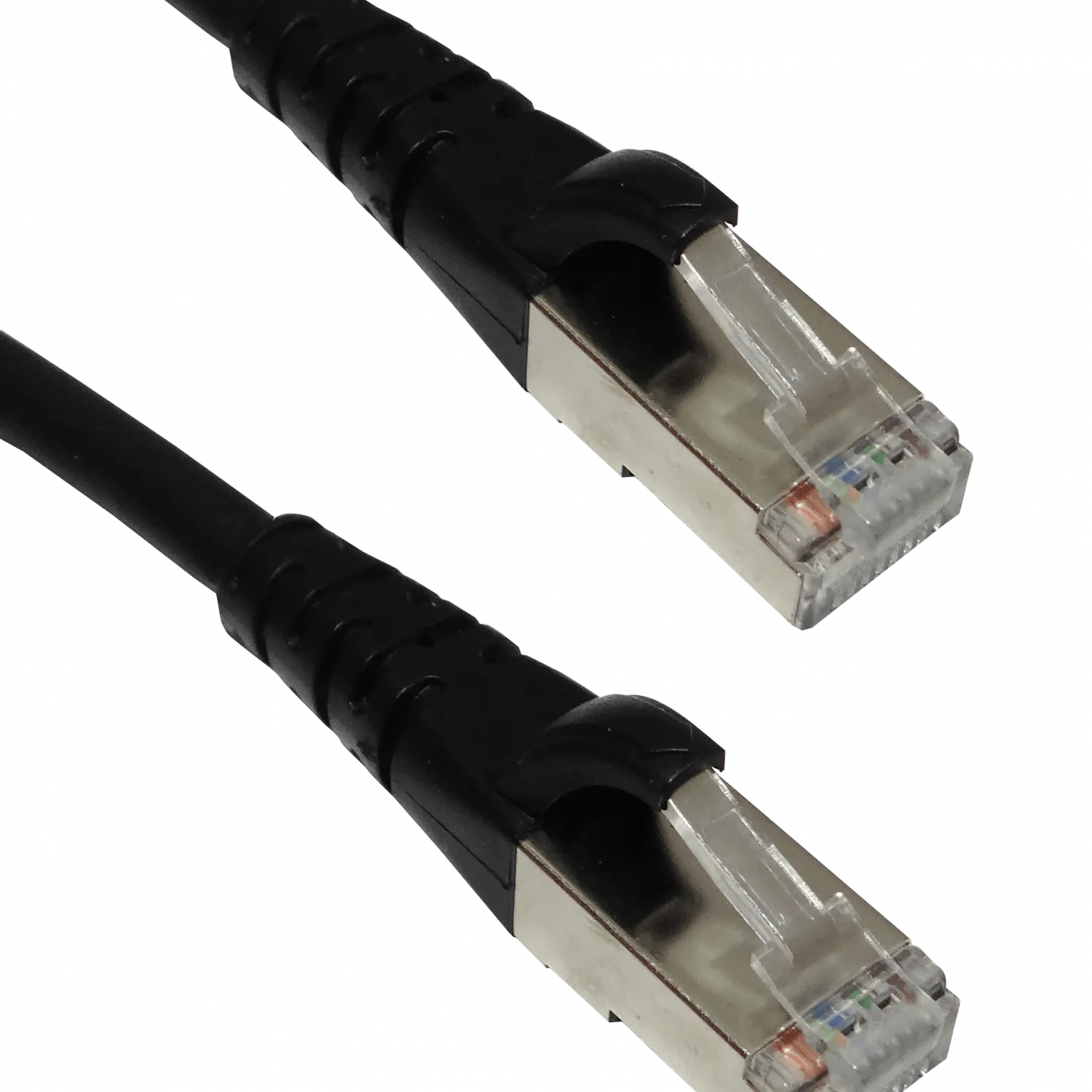 Cable Patch LINKMADE Cat6 Negro S/FTP LSZH 2 metros Inyectado Multifilar para Redes Profesionales 2