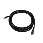 Cable Patch LINKMADE Cat6 S/FTP 5mt Negro LSZH Inyectado Multifilar - Miniatura 3